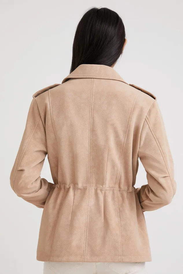 Desigual Straightcut Jacket With Pockets Women Jackets