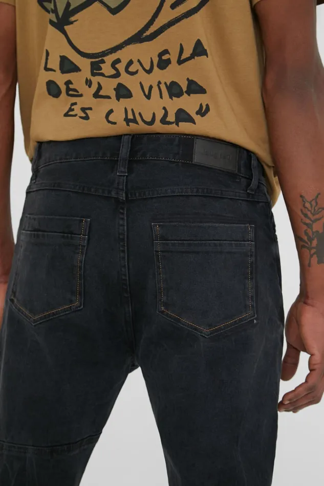 Desigual Straight Jeans Dark Mens Jeans and Pants