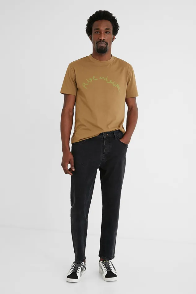 Desigual Straight Jeans Dark Mens Jeans and Pants