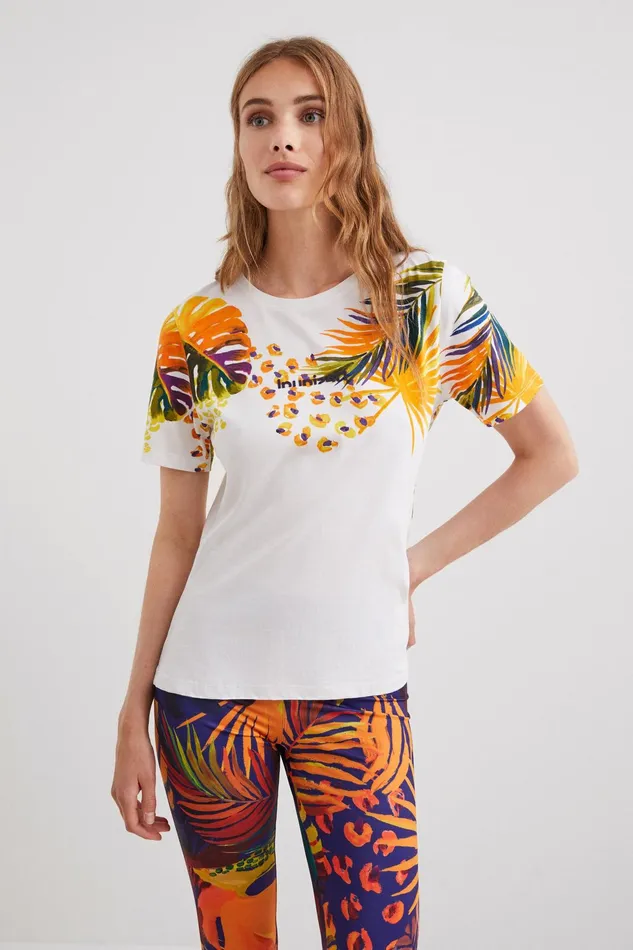 Desigual Tropical Tshirt Women Sportswear