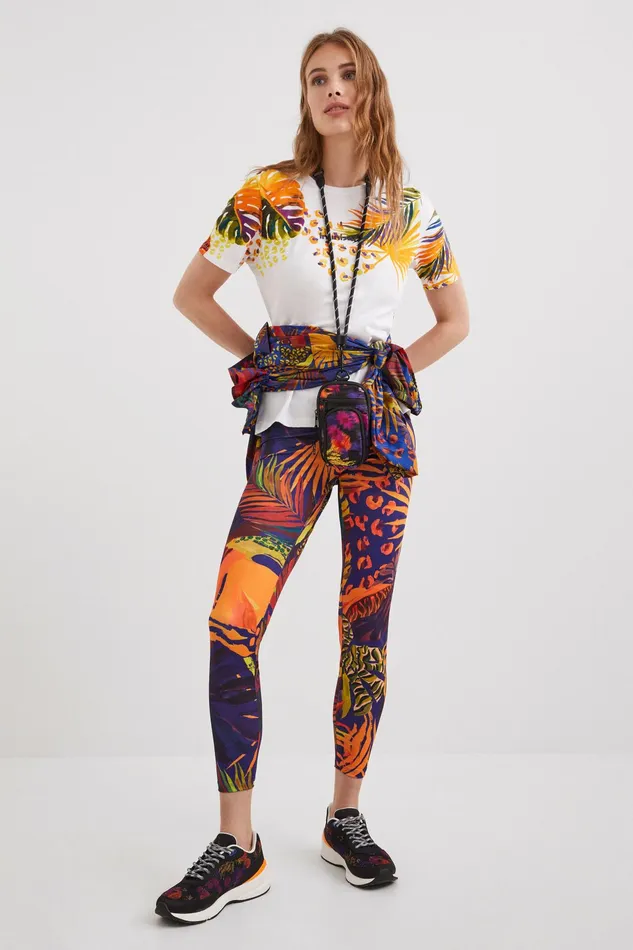 Desigual Tropical Tshirt Women Sportswear