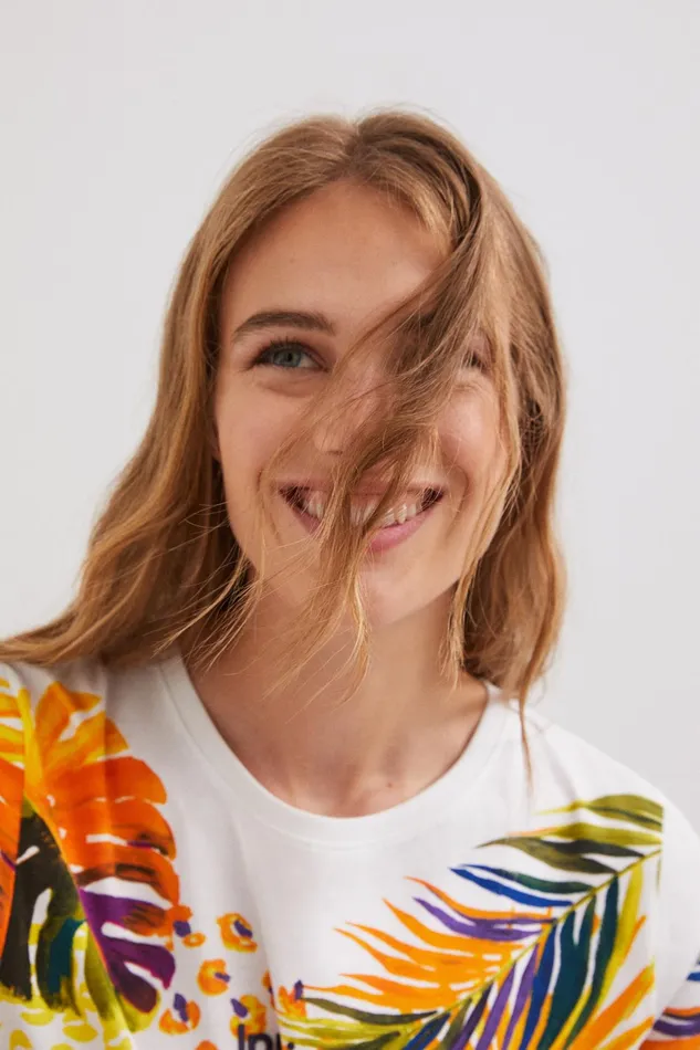 Desigual Tropical Tshirt Women Sportswear