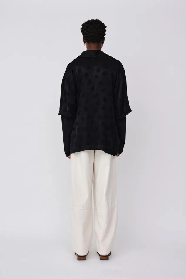 Desmond Jacquard 8211 Black Men Won Hundred Shirts