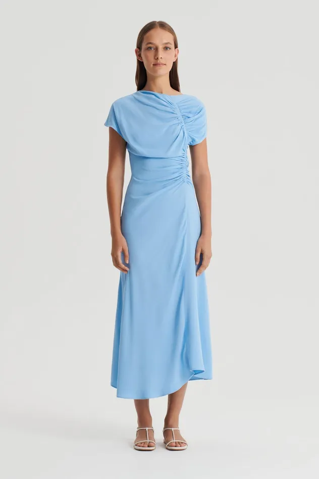 Dresses Women GATHERED DRAPE DRESS SKY Scanlan Theodore