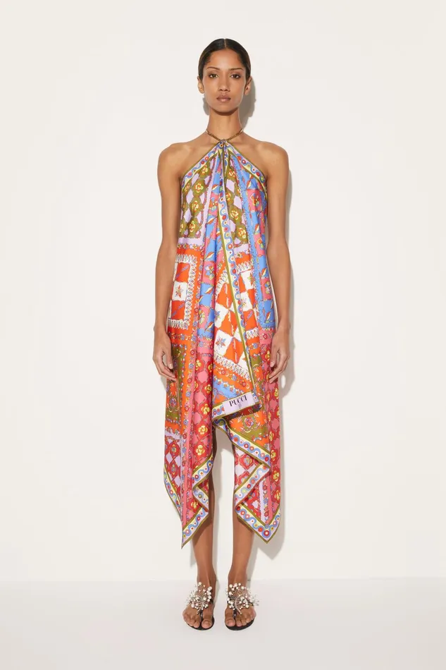 Dresses Women PUCCI FestaPrint SilkTwill Dress