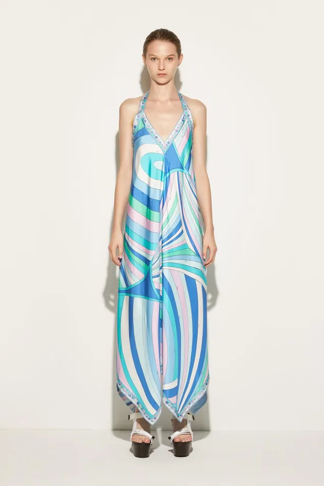 Dresses Women PUCCI IridePrint SilkTwill Dress