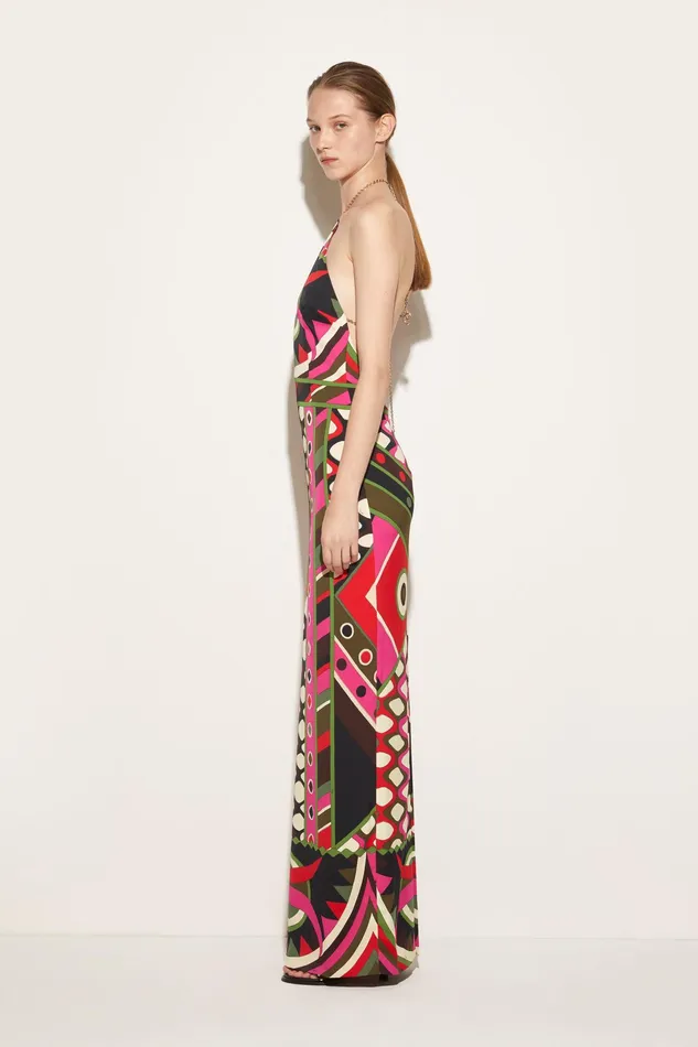 Dresses Women PUCCI VivaraPrint Halterneck Dress