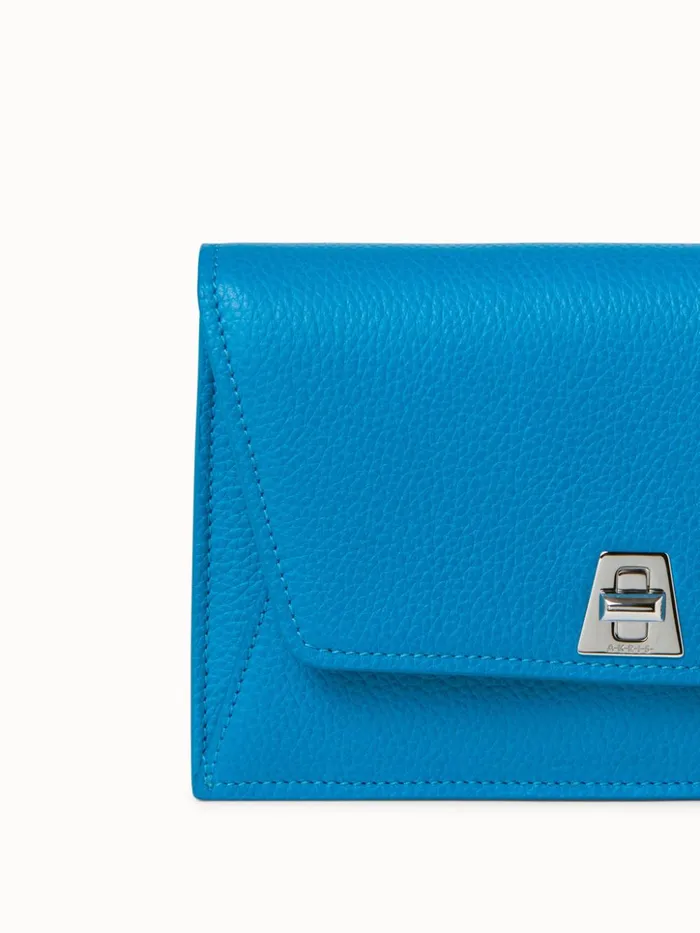 Envelope Anouk In Cervocalf Leather Peacock Women Akris Shoulder Bags