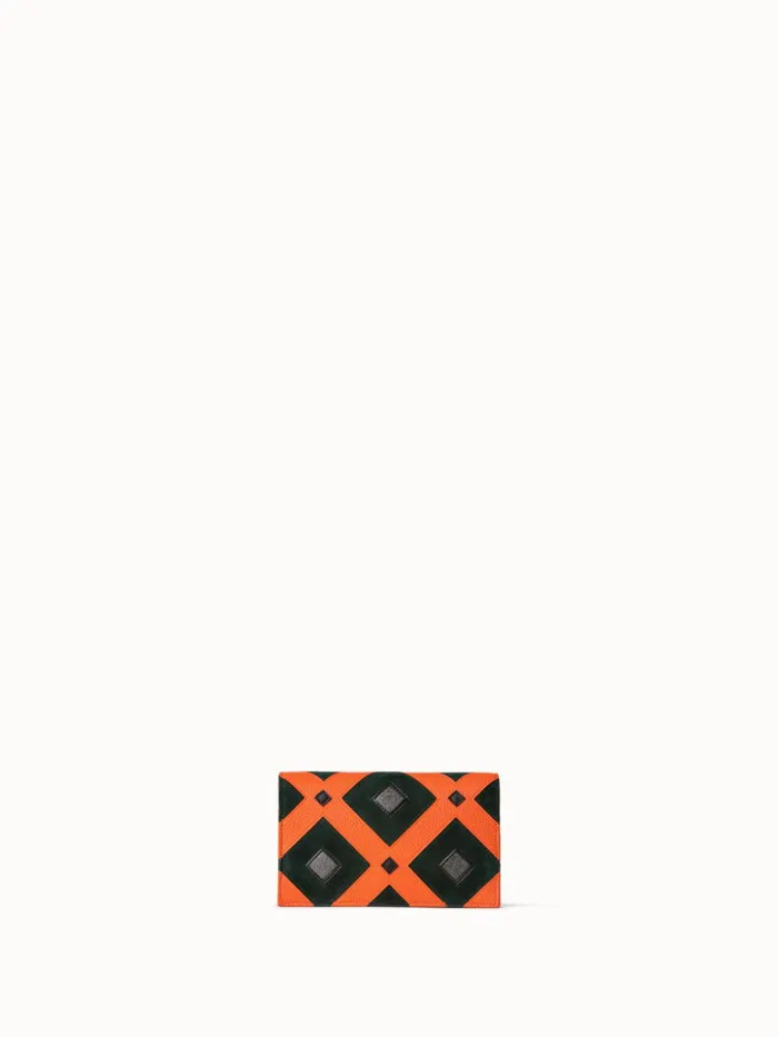 Envelope In Tiled Roof Patchwork Mulitcolor Women Akris Crossbody Bags