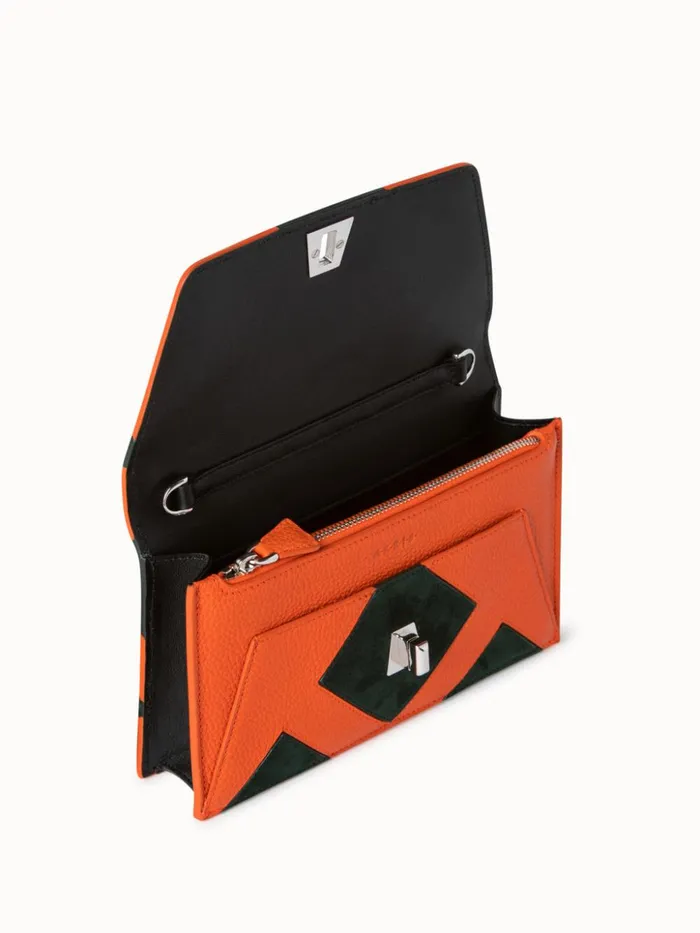 Envelope In Tiled Roof Patchwork Mulitcolor Women Akris Crossbody Bags