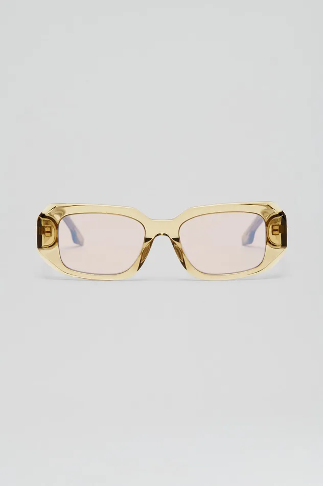 Eyewear ST BOLD RECTANGLE SUNGLASSES SAHARA Scanlan Theodore Women Eyewear ST BOLD RECTANGLE SUNGLASSES SAHARA Scanlan Theodore Women