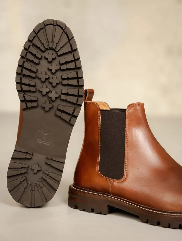 Fargo Chestnut Men Bobbies Boots
