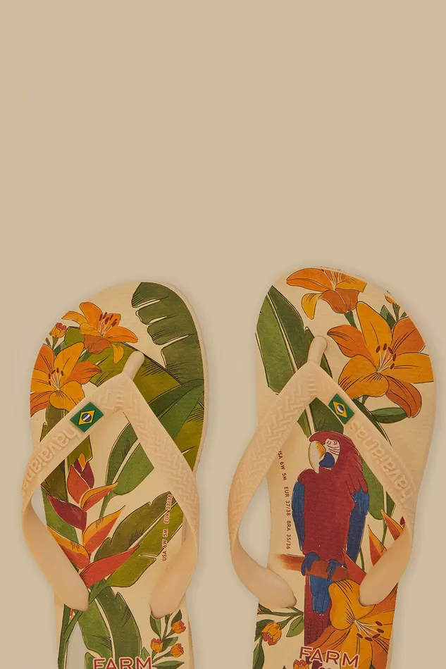 Farm Ararinhas Havaianas Sandals Women Farm Rio Sandals