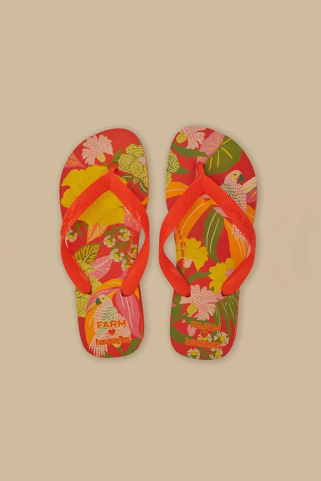 Farm Neon Flor Havaianas Sandals Women Farm Rio Sandals