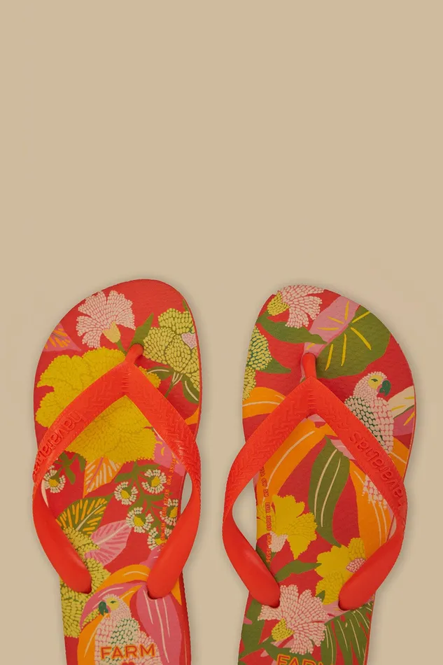 Farm Neon Flor Havaianas Sandals Women Farm Rio Sandals