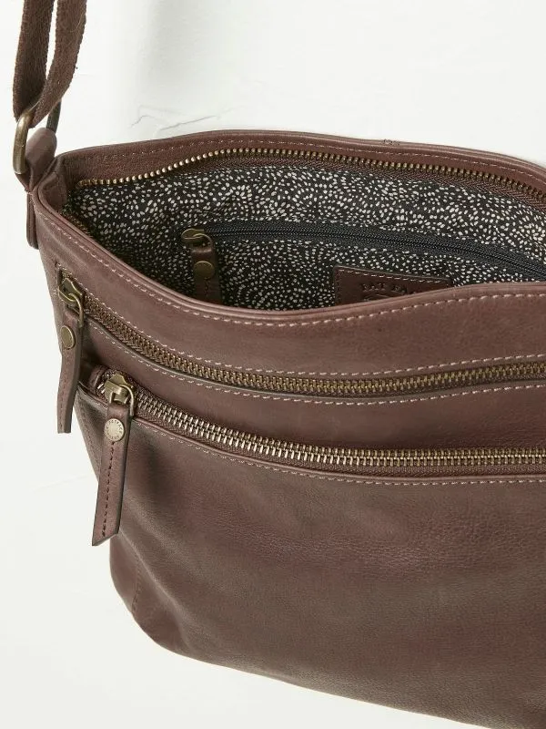 Fat Face Bags and Purses Women Allie Brown Crossbody Bag