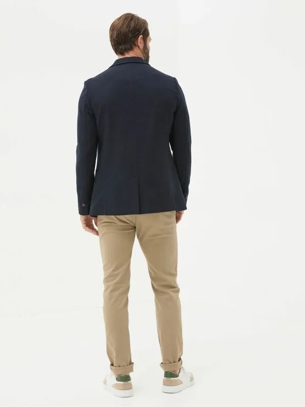 Fat Face Coats and Jackets Men Blue Navy Witley Wool Blazer