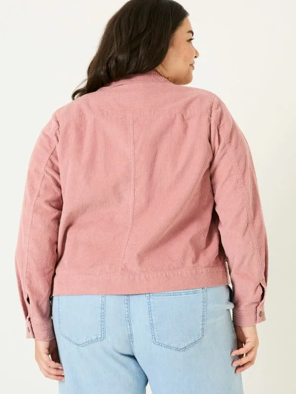 Fat Face Coats and Jackets Women Sienna Pink Cord Jacket