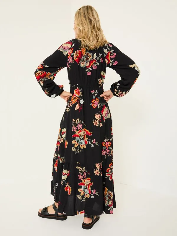 Fat Face Dresses Women Black Emma Midi Dress