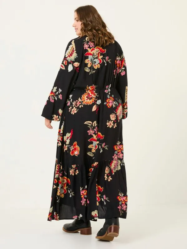 Fat Face Dresses Women Black Emma Midi Dress
