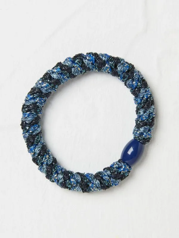 Fat Face Hair Accessories Women Navy Blue Twist Hair Tie