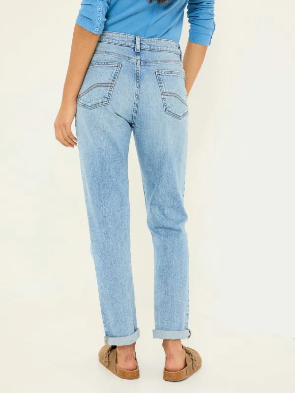 Fat Face Jeans Women Light Blue Denim Chesham Girlfriend Jeans