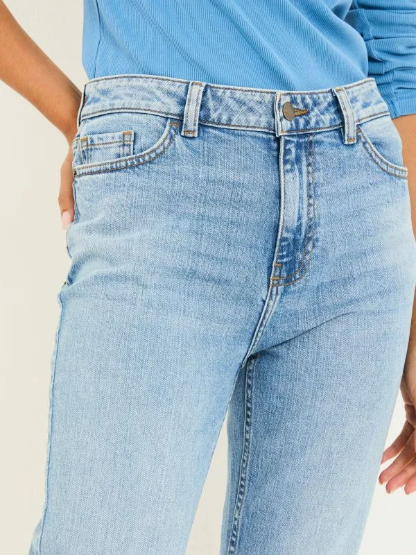 Fat Face Jeans Women Light Blue Denim Chesham Girlfriend Jeans