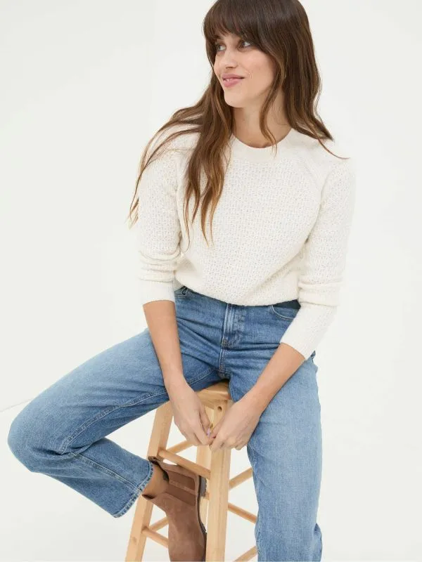 Fat Face Jeans Women Ludlow Blue Denim Boyfriend Jeans