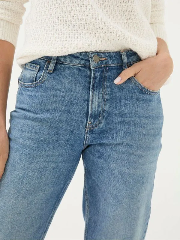 Fat Face Jeans Women Ludlow Blue Denim Boyfriend Jeans