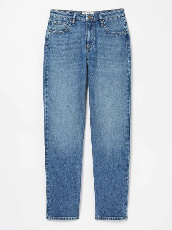 Fat Face Jeans Women Ludlow Blue Denim Boyfriend Jeans