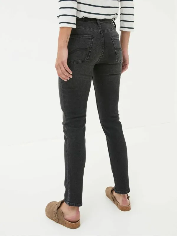 Fat Face Jeans Women Sway Washed Black Slim Jeans