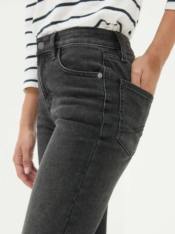 Fat Face Jeans Women Sway Washed Black Slim Jeans