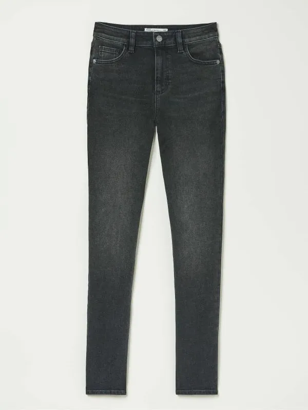 Fat Face Jeans Women Sway Washed Black Slim Jeans