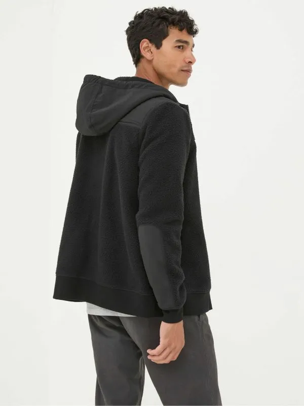 Fat Face Loungewear Men Black Dark Skies Dalton Fleece Hoodie