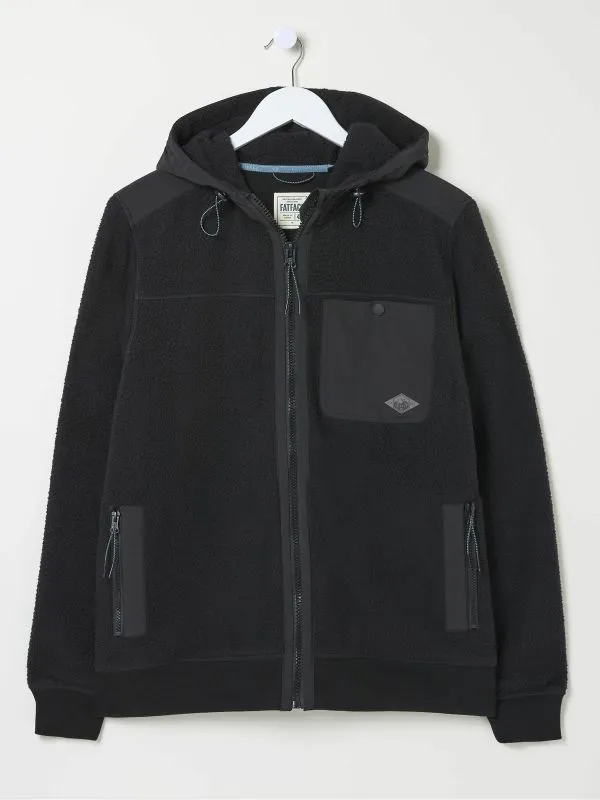 Fat Face Loungewear Men Black Dark Skies Dalton Fleece Hoodie