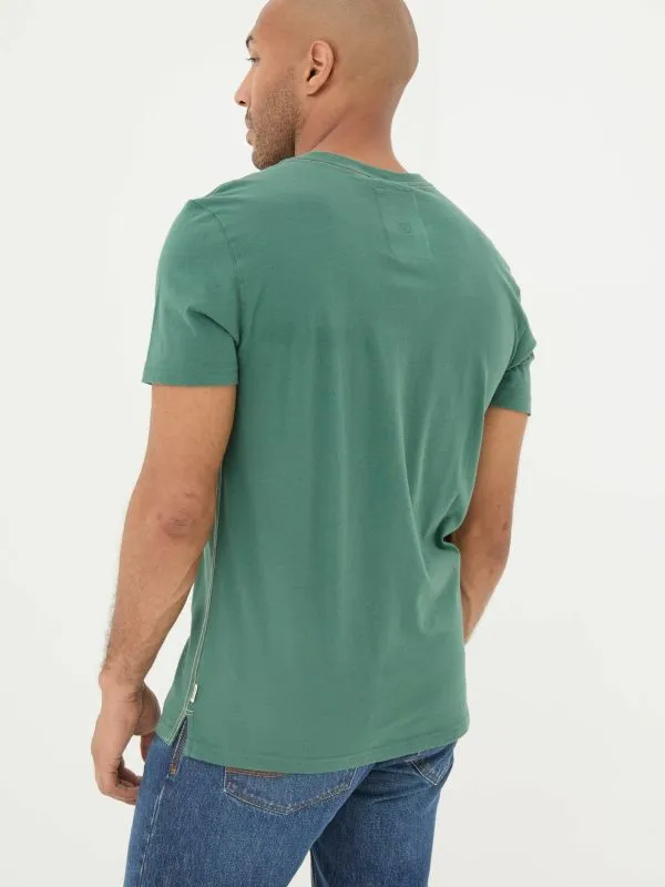 Fat Face Loungewear Men Dark Green All Good In The Pud 100 Cotton TShirt
