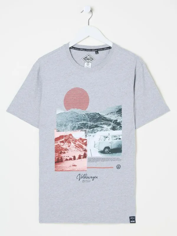 Fat Face Loungewear Men VW Grey Photographic TShirt