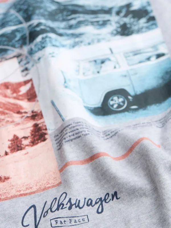 Fat Face Loungewear Men VW Grey Photographic TShirt