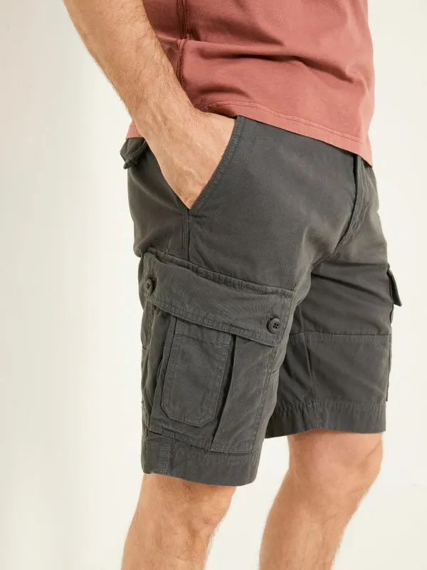 Fat Face Shorts Men Breakyard Dark Grey Cargo Shorts