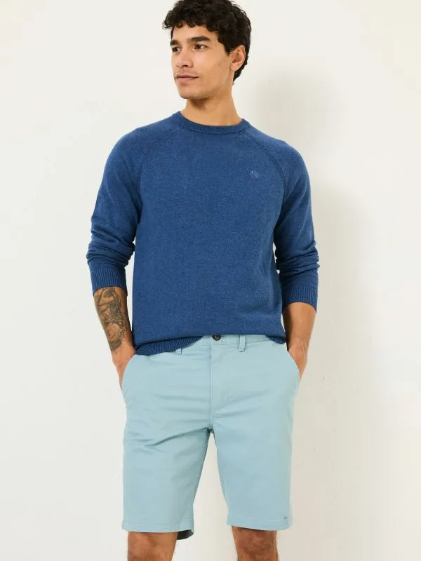 Fat Face Shorts Men Light Blue Mawes Chino Shorts