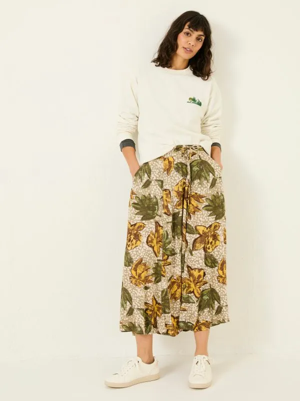 Fat Face Skirts Women Natural Amelie Midi Skirt
