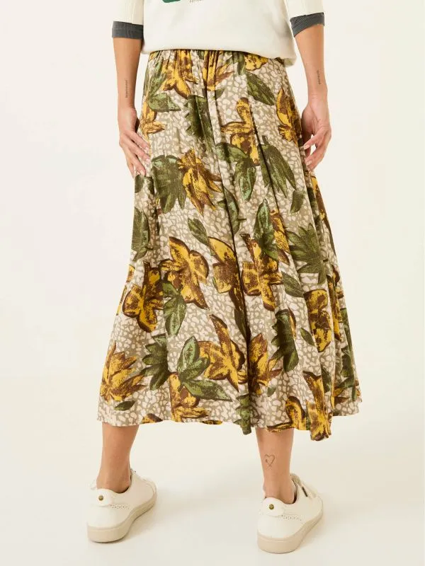 Fat Face Skirts Women Natural Amelie Midi Skirt
