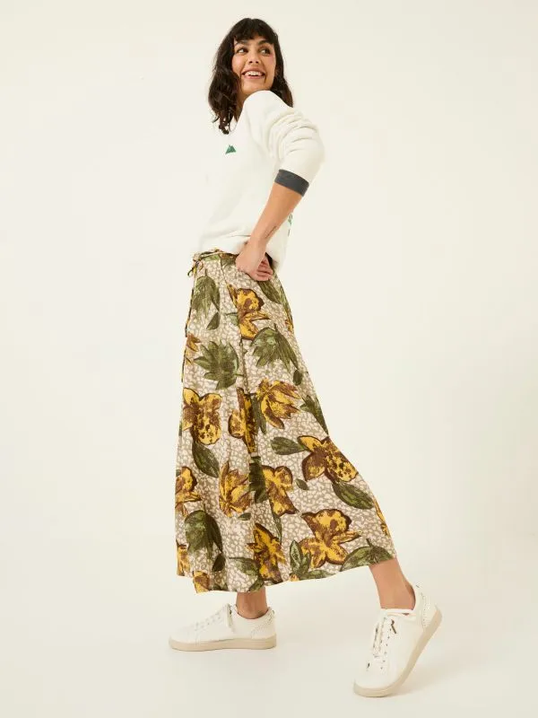 Fat Face Skirts Women Natural Amelie Midi Skirt