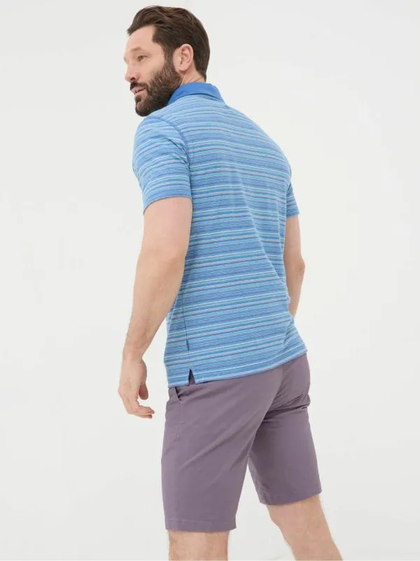 Fat Face Tall Collection Men Blue Penzance Polo Shirt