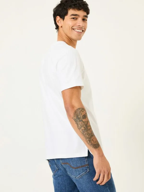 Fat Face Tops and TShirts Men Lulworth White TShirt