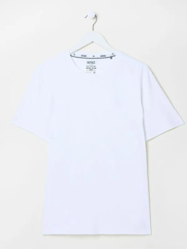 Fat Face Tops and TShirts Men Lulworth White TShirt