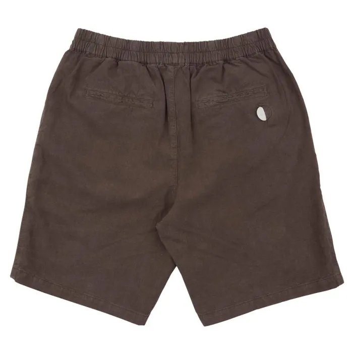 Folk Clothing Shorts Assembly Short 8211 Ash Brown Cotton Linen 8211 Mens