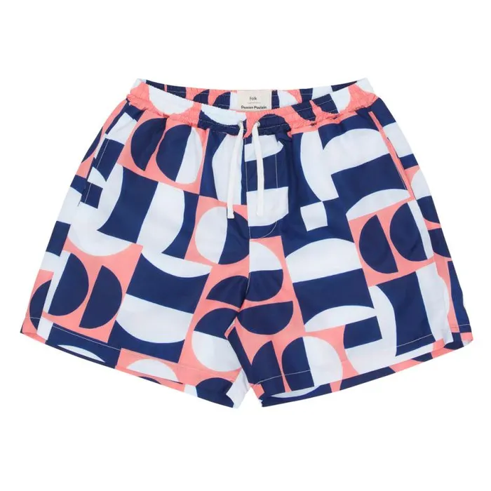 Folk Clothing Shorts Swimshorts 8211 Moon Print DP 8211 Mens
