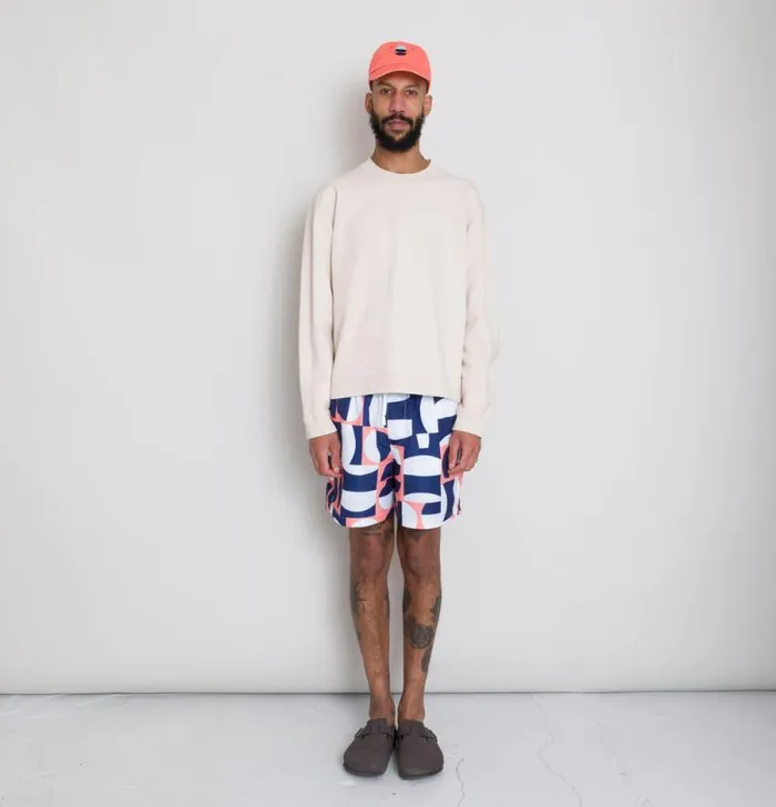 Folk Clothing Shorts Swimshorts 8211 Moon Print DP 8211 Mens