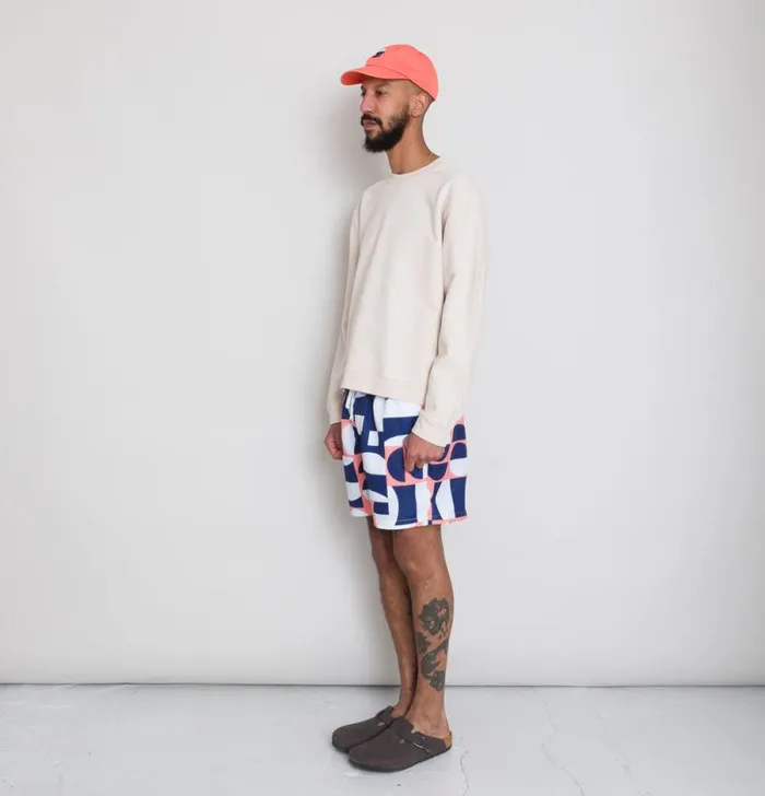 Folk Clothing Shorts Swimshorts 8211 Moon Print DP 8211 Mens